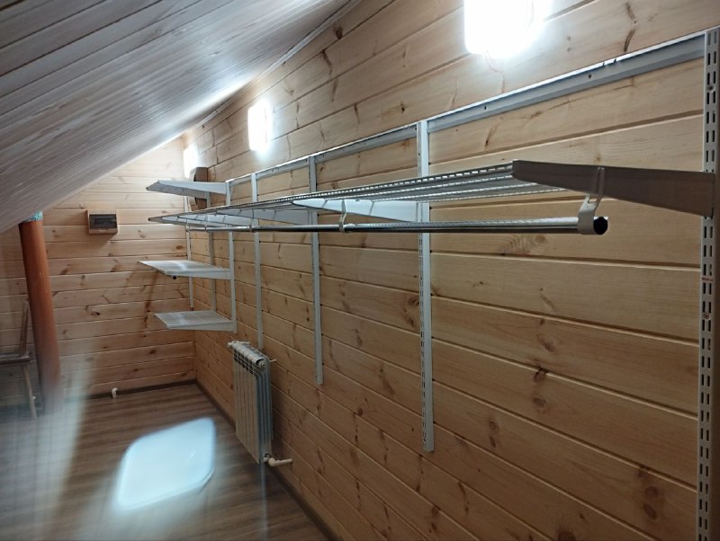 Белая двухсторонняя гардеробная, ~3×4 м, фото 3