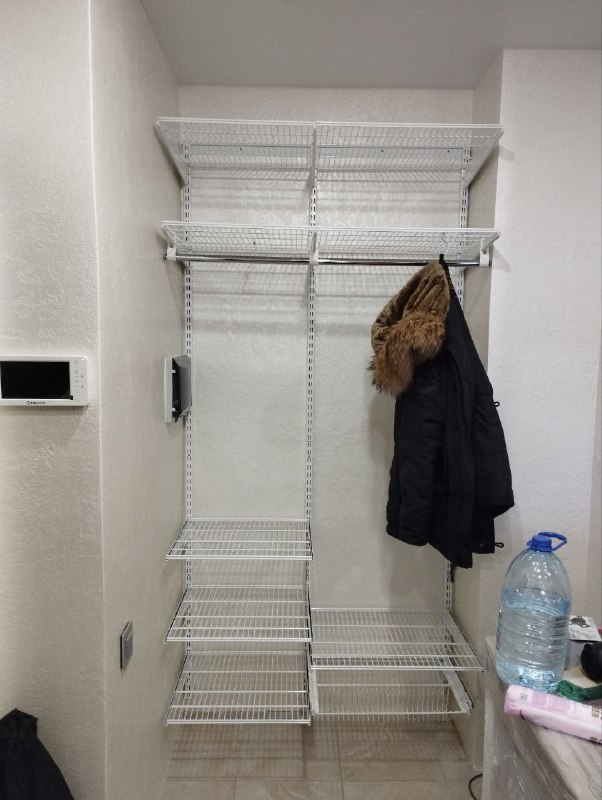 Белая система в прихожую, фото 1