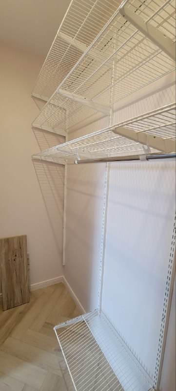 Белая угловая гардеробная, ~1,2×2,2 м, фото 3