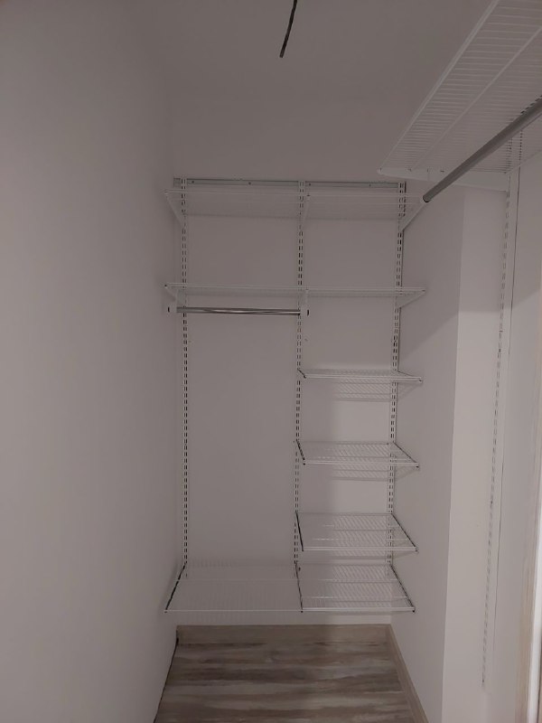 Белая угловая гардеробная, ~1,2×1,6 м, фото 3