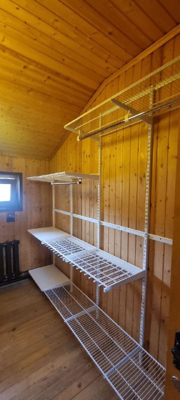Белая угловая гардеробная, ~1,8×3 м, фото 3