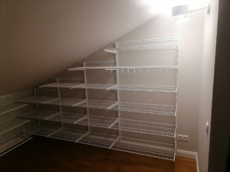 Белая угловая гардеробная, ~2,8×2,5 м, фото 2