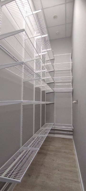 Белая угловая гардеробная, фото 2