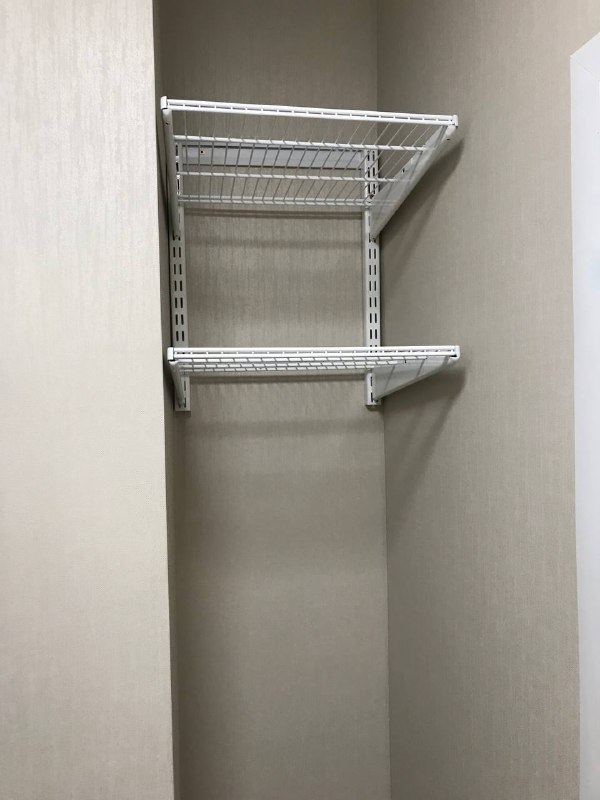 Белая угловая гардеробная, ~1,8×1 м, фото 3