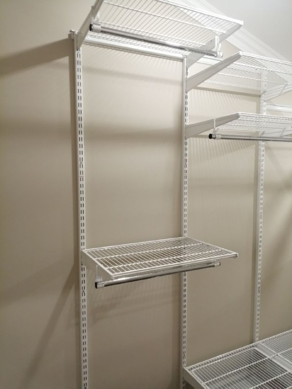 Белая угловая гардеробная, фото 5