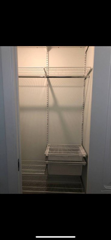 Белая угловая гардеробная, ~1,2×1 м, фото 1