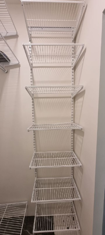 Белая угловая гардеробная, ~1,5×1,2 м, фото 2