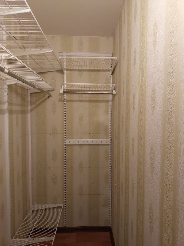 Белая угловая гардеробная, ~1×2 м, фото 3