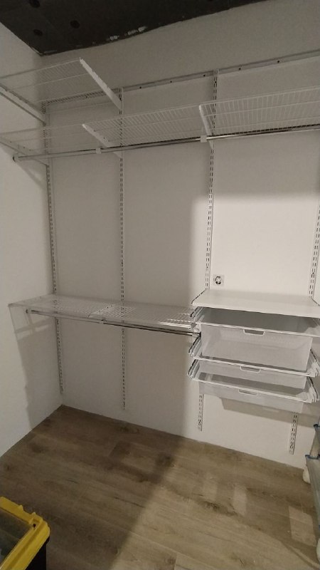 Белая угловая гардеробная с брючницей, ~2,2×1,5 м, фото 6