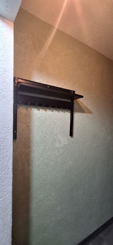 Чёрная двухсторонняя гардеробная, ~2,7×1,8 м, фото 3
