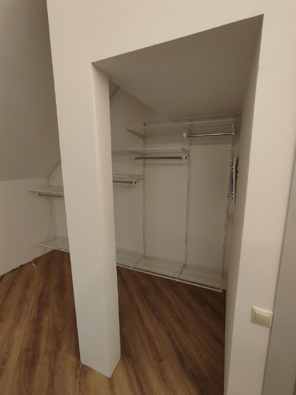 Чёрная угловая гардеробная, ~3×2,5 м, фото 4