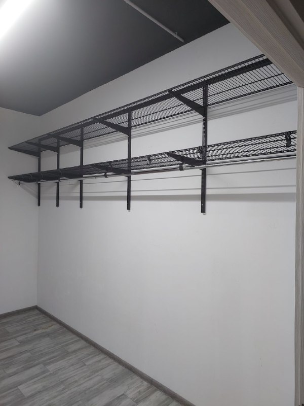 Чёрная угловая гардеробная, ~2,7×2 м, фото 3