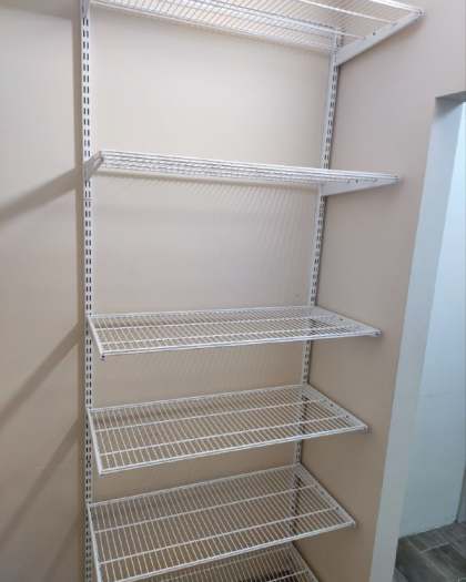 Белая угловая гардеробная, ~1,2×1,2 м, фото 2