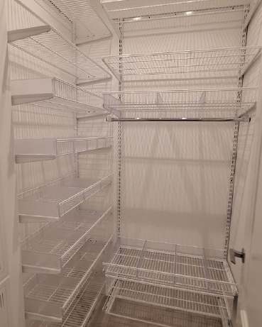 Белая угловая гардеробная, ~1,2×1,8 м, фото 2