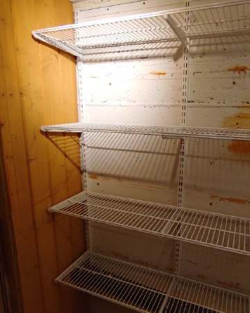 Белая угловая гардеробная, ~1,3×1 м, фото 1