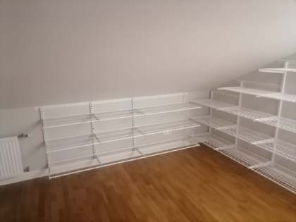Белая угловая гардеробная, ~2,8×2,5 м, фото 3
