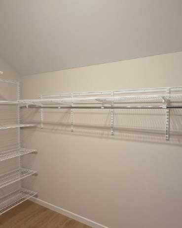 Белая угловая гардеробная, ~2,7×3 м, фото 2
