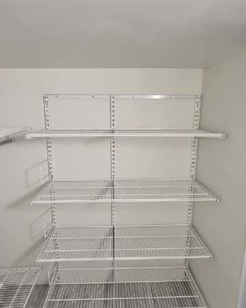 Белая угловая гардеробная, ~2,7×1,8 м, фото 2