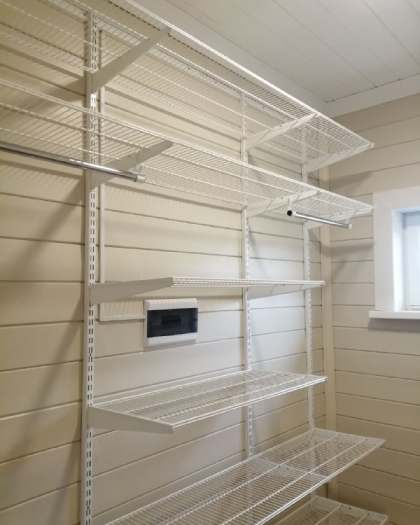 Белая угловая гардеробная, ~2,4×1,8 м, фото 2