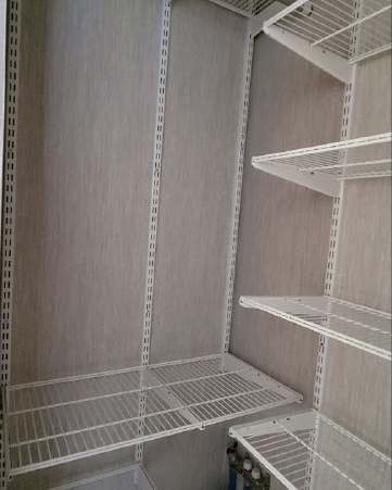 Белая угловая гардеробная, ~1,2×1,5 м, фото 2
