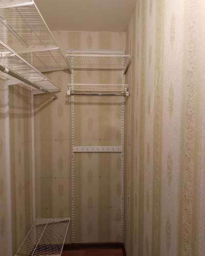 Белая угловая гардеробная, ~1×2 м, фото 3