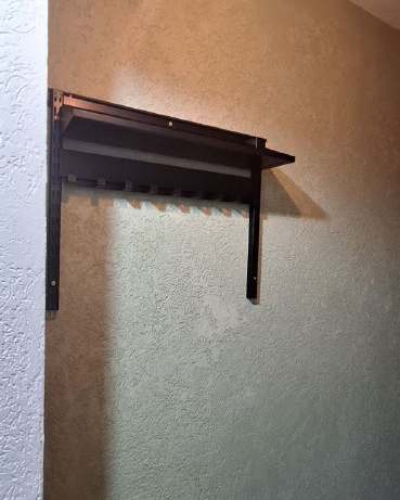 Чёрная двухсторонняя гардеробная, ~2,7×1,8 м, фото 3