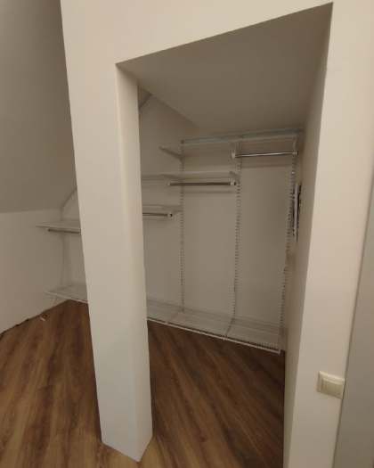 Чёрная угловая гардеробная, ~3×2,5 м, фото 4