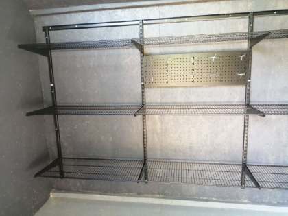 Чёрная угловая гардеробная с выдвижными корзинами, ~2,4×2,1 м, фото 5
